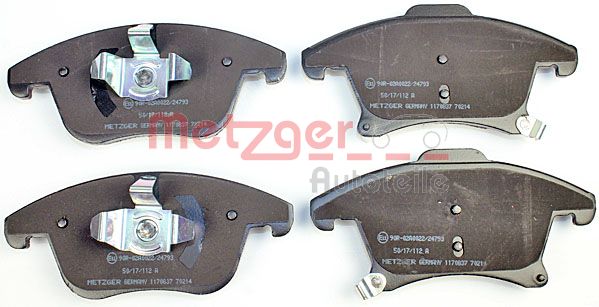 METZGER 1170837 GREENPARTS Bremsbelagsatz, Scheibenbremse